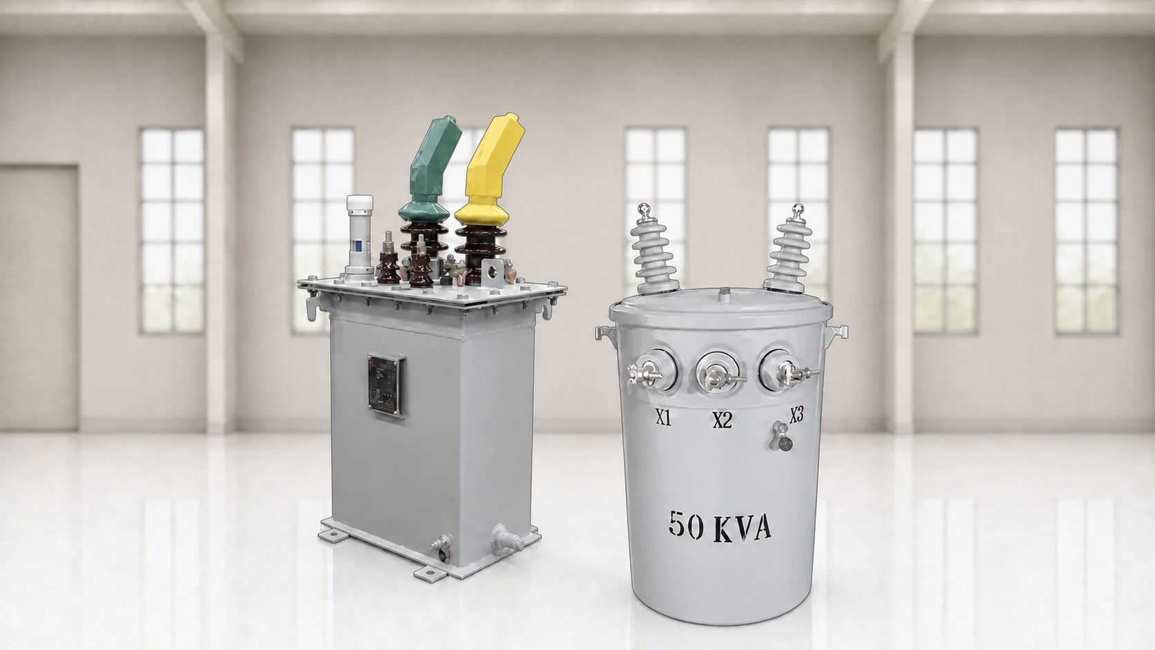 Transformador monofásico sumergido en aceite D13 de 10kV